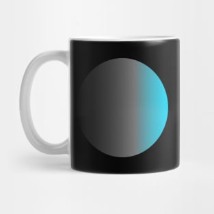 Cyan Blue Moon Mug